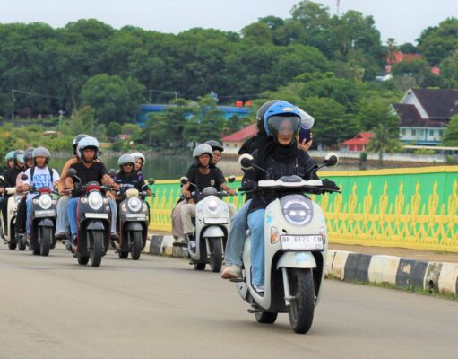 Komunitas Honda Scoopy Jelajahi Ikon Kota Tanjungpinang Lewat Scoopy Your Mode Your Ride