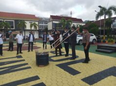 Polresta Tanjungpinang Musnahkan 1,8 Kilogram Narkoba, 12 Tersangka Diamankan