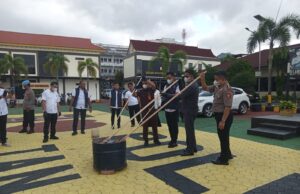 Polresta Tanjungpinang Musnahkan 1,8 Kilogram Narkoba, 12 Tersangka Diamankan