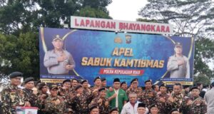 Banser GP Ansor Aktif dalam Apel Sabuk Kamtibmas Polda Kepri, Sukatmanto Tegaskan Komitmen Jaga NKRI