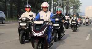 Honda Kepri Gelar Sunmori dan Healthy Walk Bersama Jurnalis serta Content Creator