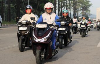Honda Kepri Gelar Sunmori dan Healthy Walk Bersama Jurnalis serta Content Creator