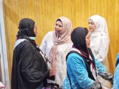 Kepulangan Jamaah Haji Kloter Pertama Debarkasi Batam Disambut Ketua TP-PKK Kepri