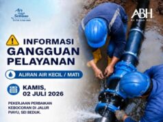 Perbaikan Pipa di Tanjung Piayu, Suplai Air Sejumlah Kawasan Sei Beduk Terganggu Sementara