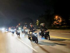 Vario Street Nation Satukan 55 Bikers Honda Vario Lewat Riding Malam di Batam
