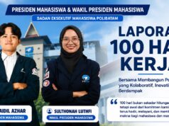 100 Hari Pimpin BEM Polibatam, Aidil dan Luthfi Fokus Cetak Mahasiswa Berdampak untuk Batam dan Kepri