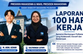 100 Hari Pimpin BEM Polibatam, Aidil dan Luthfi Fokus Cetak Mahasiswa Berdampak untuk Batam dan Kepri