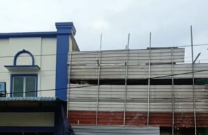 Serobot Lahan Fasum, Warga Ruko Legenda Gemilang Protes Pembangunan Tanpa Izin