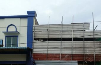 Serobot Lahan Fasum, Warga Ruko Legenda Gemilang Protes Pembangunan Tanpa Izin