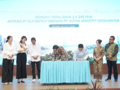 PLN Batam dan Altiva Identity Datacenter Tandatangani PJBTL 2 x 345 MVA, Perkuat Batam sebagai Pusat Ekonomi Digital