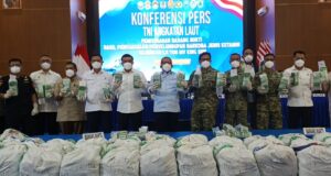 TNI AL Gagalkan Penyelundupan 1,3 Ton Narkoba, Kado HUT RI ke-81