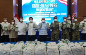 TNI AL Gagalkan Penyelundupan 1,3 Ton Narkoba, Kado HUT RI ke-81