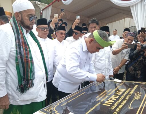 Ahmad Muzani Resmikan Pembangunan Pondok Pesantren Nur Iman Pulau Kasu, Dorong Penguatan Karakter Generasi Muda