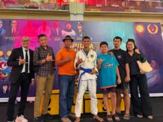 Ditempa Dua Bulan, Serda Adi Guna Iskandar Tampil Gemilang dan Raih Emas Jujitsu