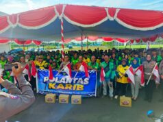 Kolaborasi Gojek dan Ditlantas Polda Kepri, Ratusan Driver Online Batam Deklarasikan Tertib Berlalu Lintas Sambut HUT ke-81 RI