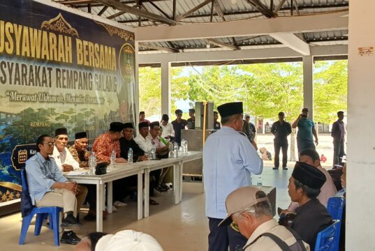 Warga Rempang Nyatakan Dukungan, untuk Sekolah Merah Putih dan Investasi