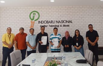 Pererat Kemitraan, PWI Batam Bersama Institut Teknolodi dan Bisnis Indobaru Nasional Batam Teken MoU