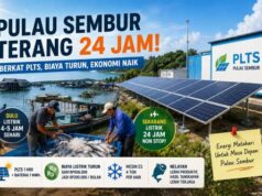 Dulu Listrik Cuma 5 Jam, Kini Pulau Sembur Batam Terang 24 Jam Berkat PLTS