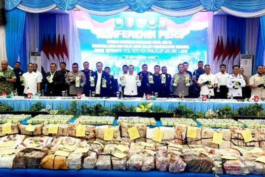 Satgas Gabungan Gagalkan Penyelundupan 800 Kg Ketamin, Nilainya Tembus Rp1,2 Triliun