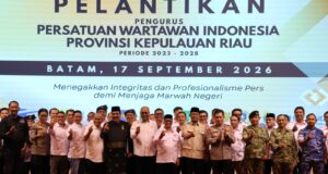 PWI Kepri Resmi Dilantik, Bawa Spirit “DNA Pejuang” untuk Perkuat Sinergi Daerah