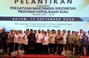 PWI Kepri Resmi Dilantik, Bawa Spirit “DNA Pejuang” untuk Perkuat Sinergi Daerah
