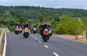 20 Bikers HAI Chapter Batam Tempuh 83 Km dalam Honda ADV160 Mistery Exploride