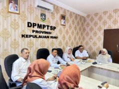 Pangkas Birokrasi, DPMPTSP Kepri Launching Platform JONG Lewat Bimtek LKPM