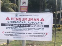 Jalan Umum Digembok, Warga Desak Portal Dibongkar