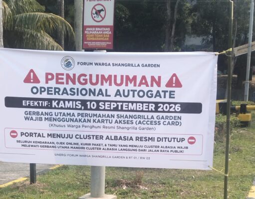 Jalan Umum Digembok, Warga Desak Portal Dibongkar