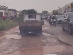 Empat Hari Tiga Kecelakaan, Jalan Berlubang di Kabil Jadi Sorotan