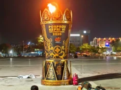 Tugu Sirih Bersiap Jadi Pusat Kemegahan Penyalaan Api Porprov VI Kepri