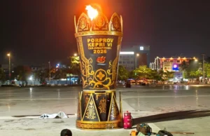 Tugu Sirih Bersiap Jadi Pusat Kemegahan Penyalaan Api Porprov VI Kepri