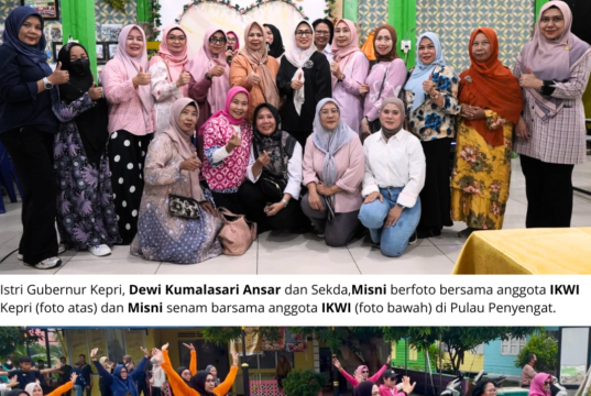 Hangatnya ‘Reuni’ Sekda Misni dengan PWI dan IKWI Kepri di Penyengat