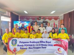 SOIna Kepri Lepas Kontingen ke Pesonas II Kupang, Tiga Atlet Siap Berlaga di Lima Nomor