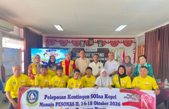SOIna Kepri Lepas Kontingen ke Pesonas II Kupang, Lima Atlet Siap Berlaga di Lima Nomor