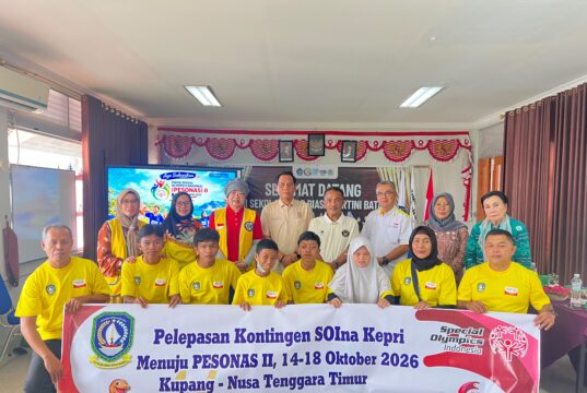 SOIna Kepri Lepas Kontingen ke Pesonas II Kupang, Lima Atlet Siap Berlaga di Lima Nomor