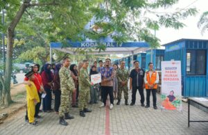 Rumah Zakat Kepri dan Kodaeral IV Gelar Pasar Murah, 500 Warga Tanjung Sengkuang Terima Subsidi