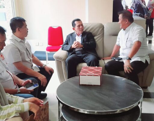 Jelang Pembukaan, Ketua PB Porprov VI Asmin Patros Sampaikan Perkembangan Persiapan kepada Gubernur Kepri Ansar Ahmad